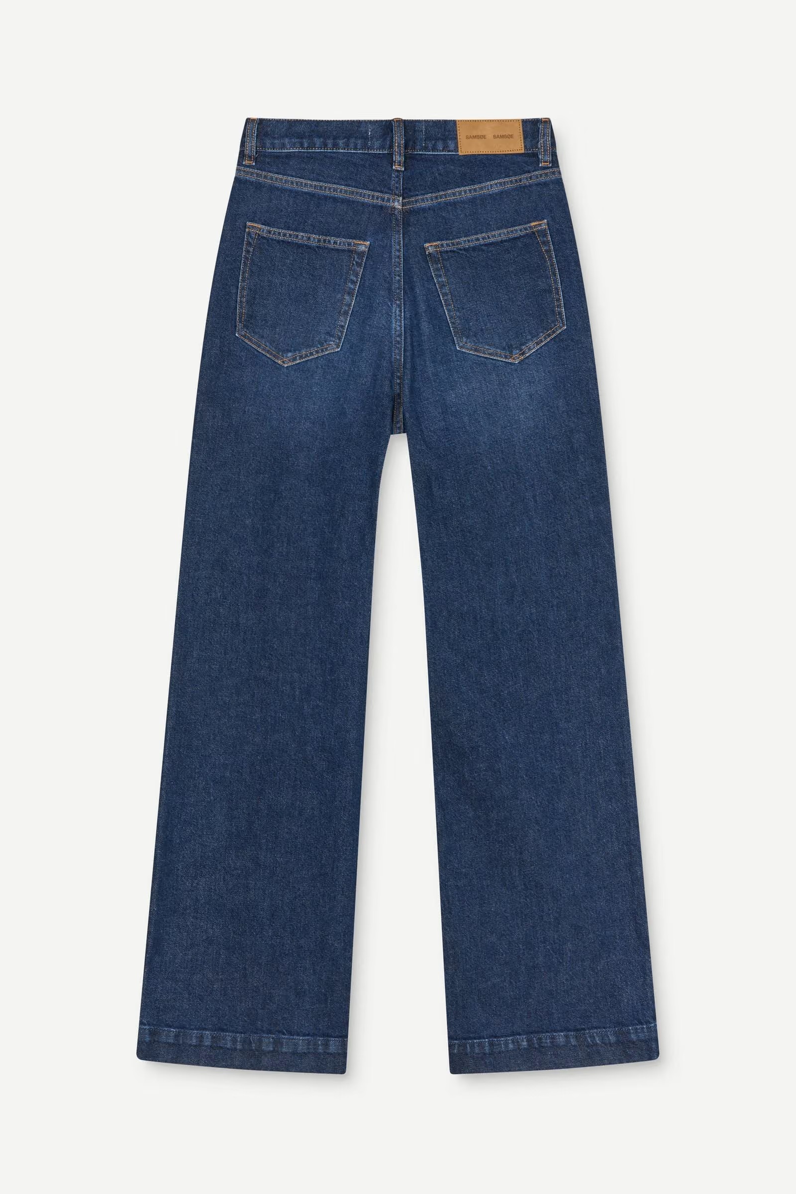 Samsøe - Sarebecca Jeans Tuck - Paris Blue Comfort - Bilde 6