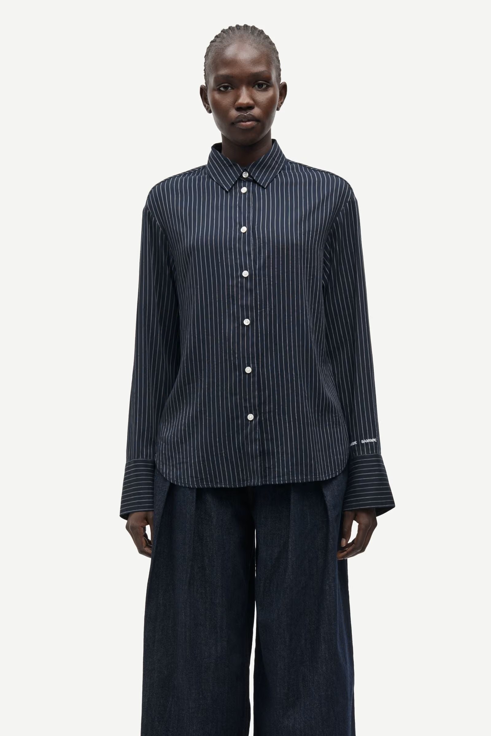 Samsøe - Saryanna Skjorte - Salute Pinstripe