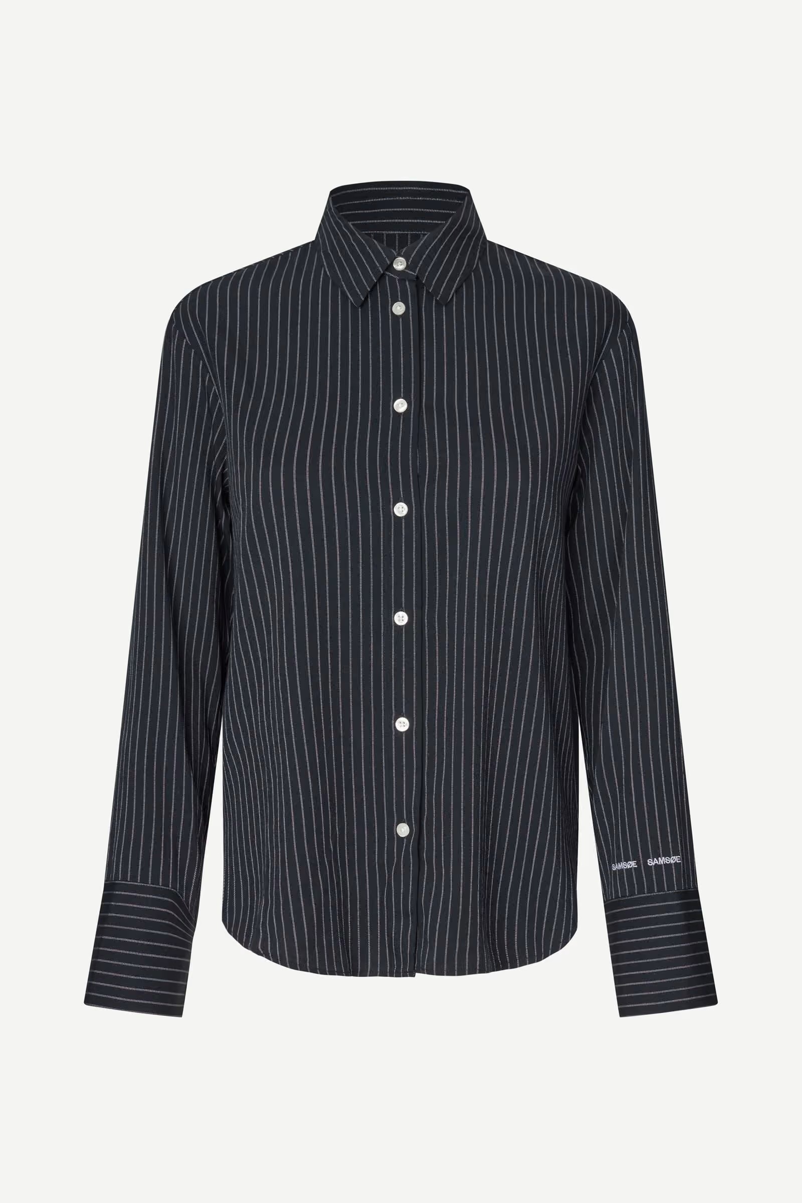 Samsøe - Saryanna Skjorte - Salute Pinstripe - Bilde 6