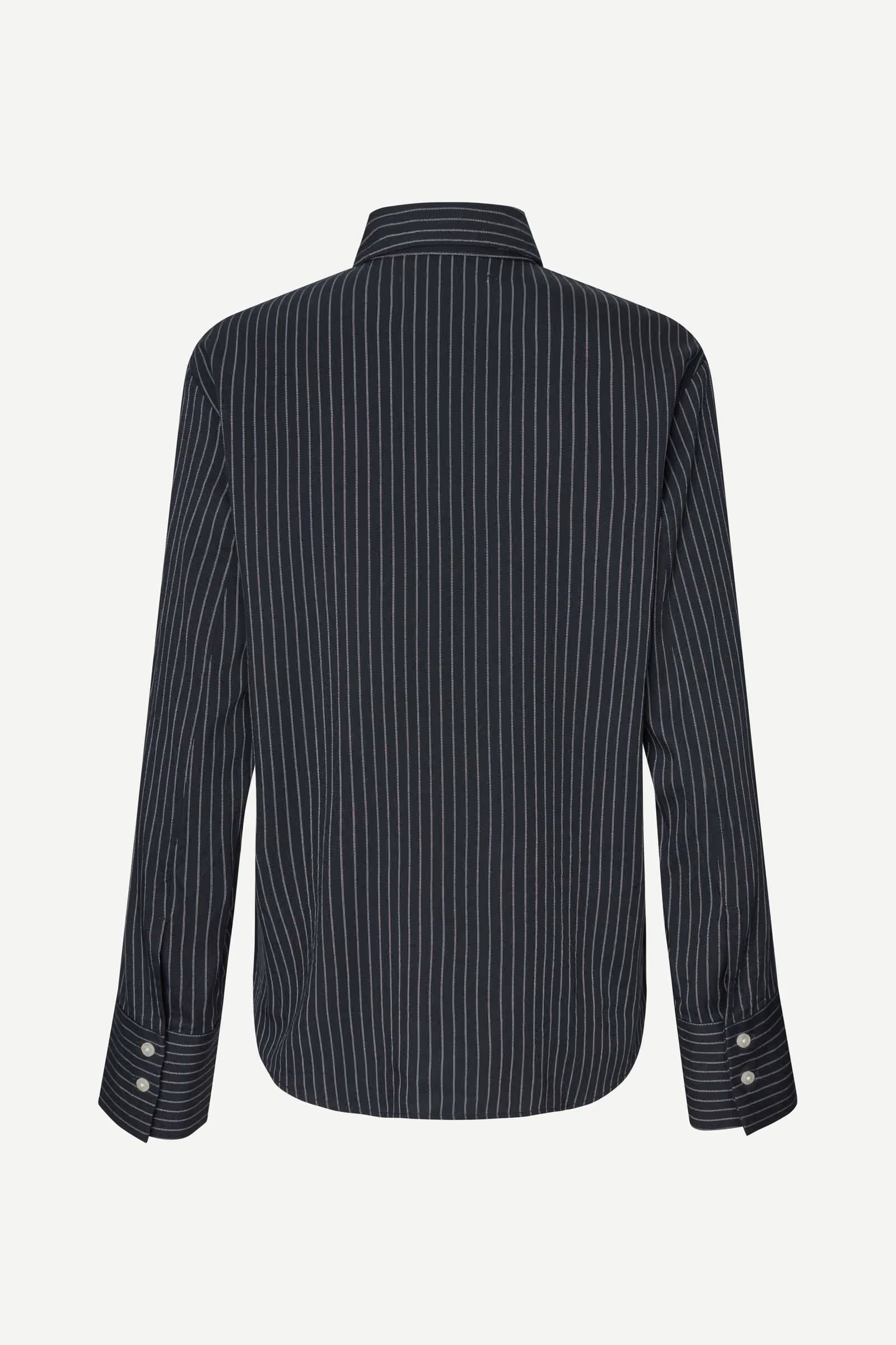 Samsøe - Saryanna Skjorte - Salute Pinstripe - Bilde 7