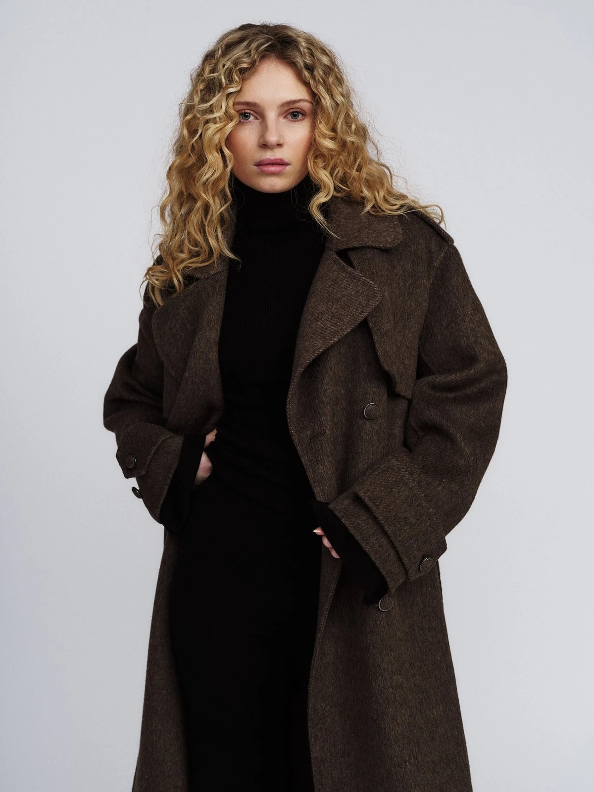 Ella & il - Yua Kåpe - Dark Brown - Bilde 2