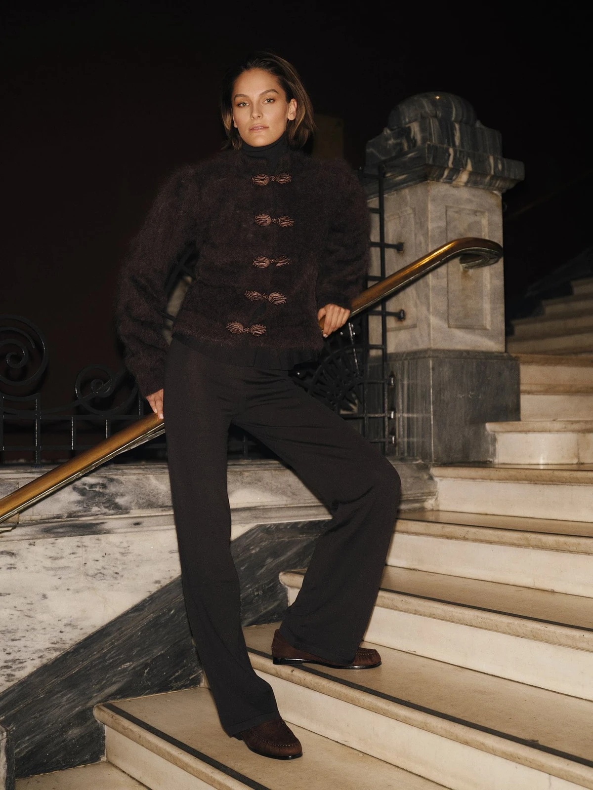 Ella & il - Mubi Merino Bukse - Dark Brown