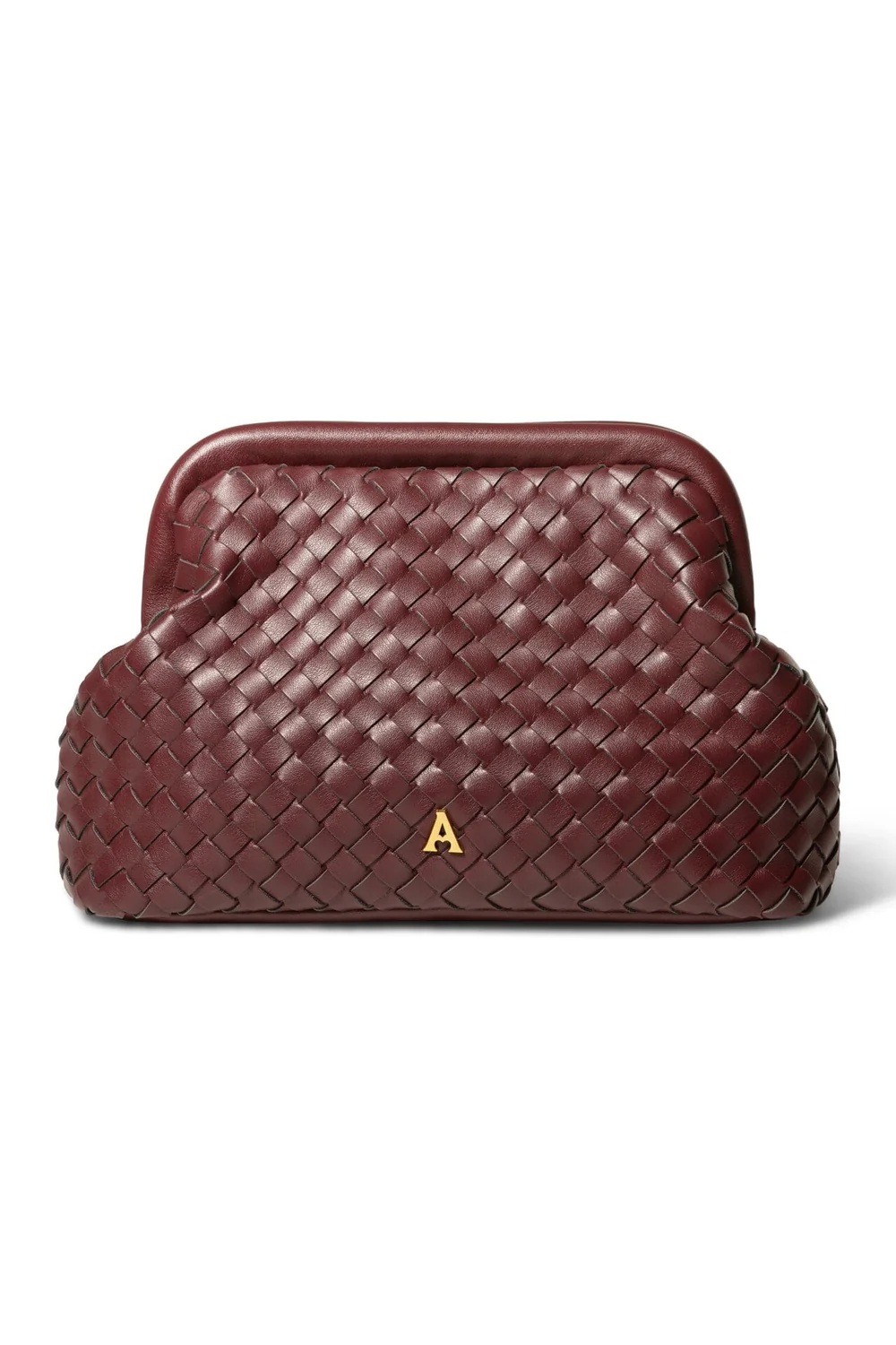 Arnie says - Woven Clutch - Burgundy