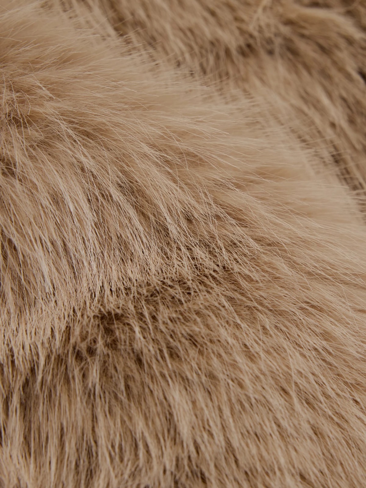 Ella & il - Tora Fake Fur Jakke - Beige - Bilde 2
