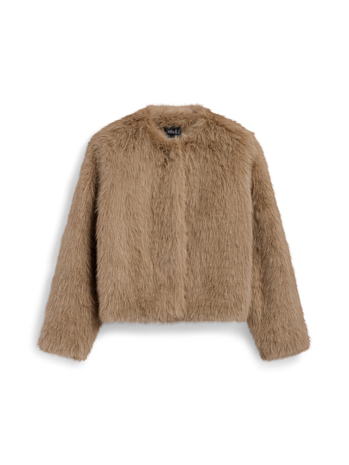 Ella & il - Tora Fake Fur Jakke - Beige