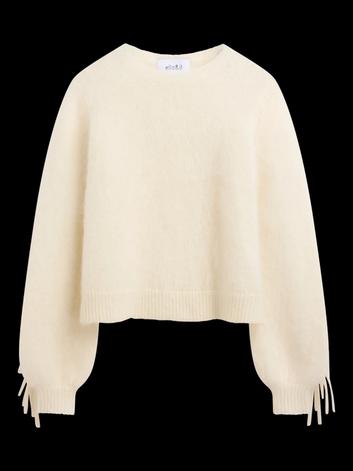 Ella & il - Isabel Chunky Genser - Bright White - Bilde 3