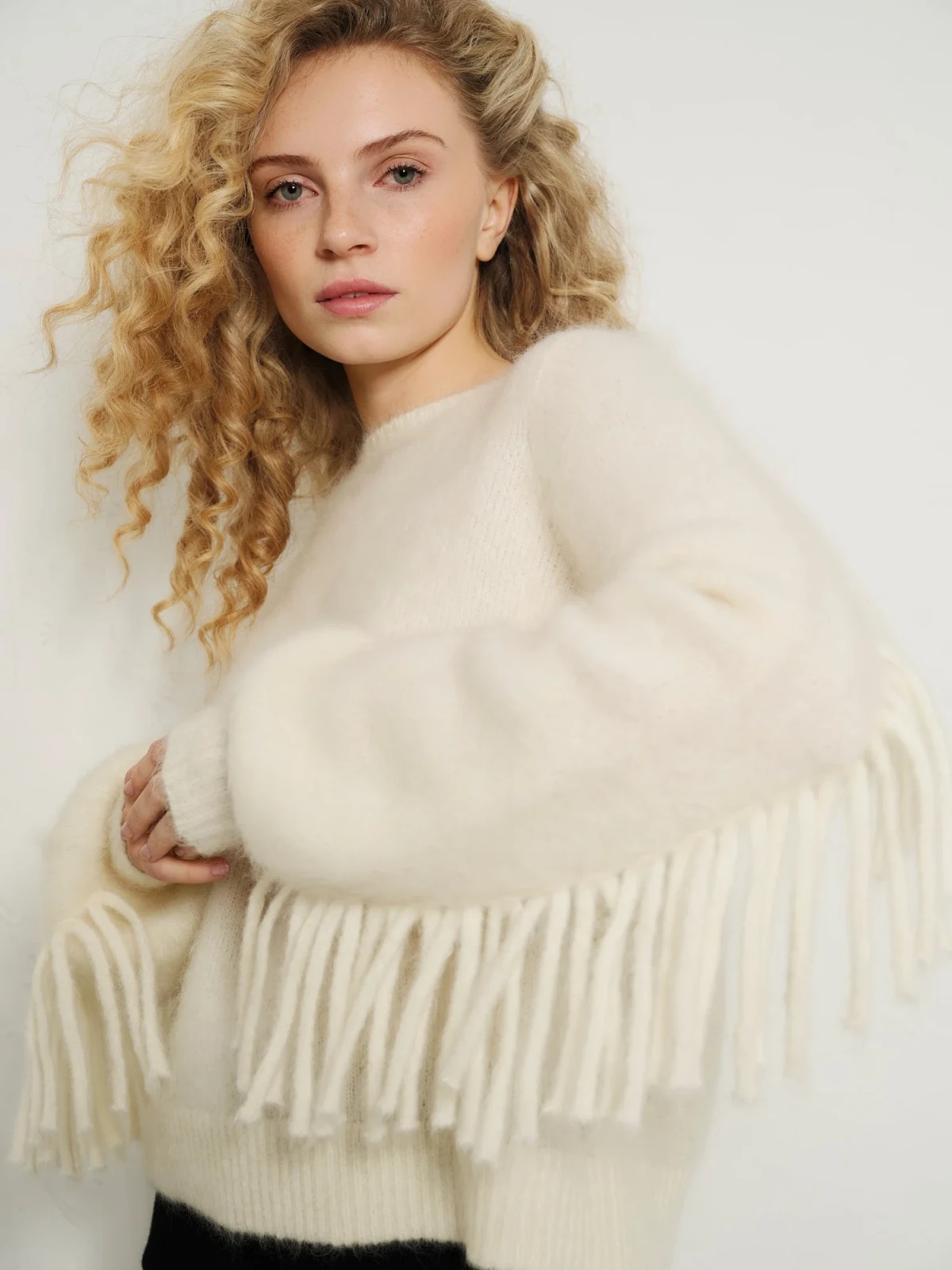 Ella & il - Isabel Chunky Genser - Bright White