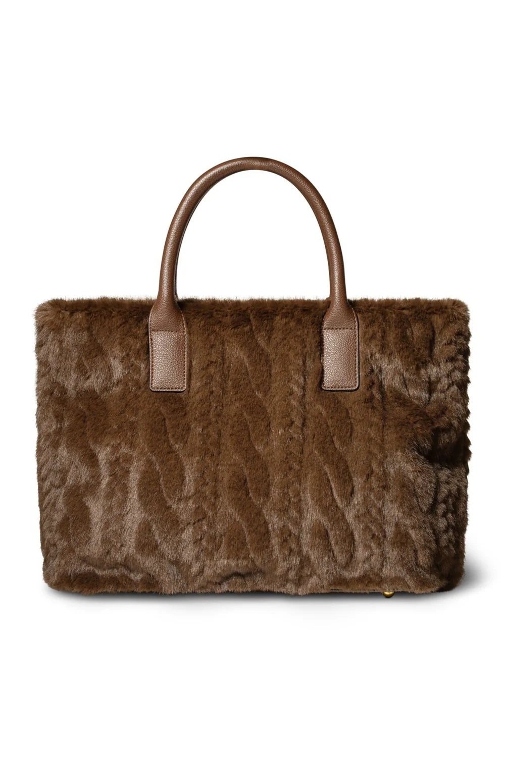 Arnie says - Aspen Plush Tote Veske - Dk Brown - Bilde 4