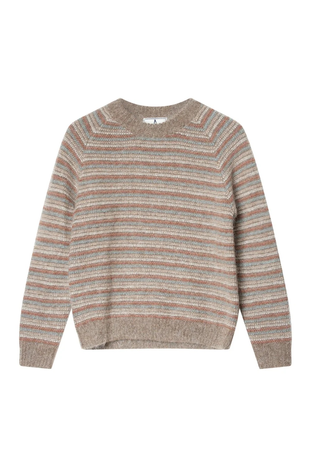 Arnie says - Maddox Stripe Genser - Brown Mel Combo - Bilde 5