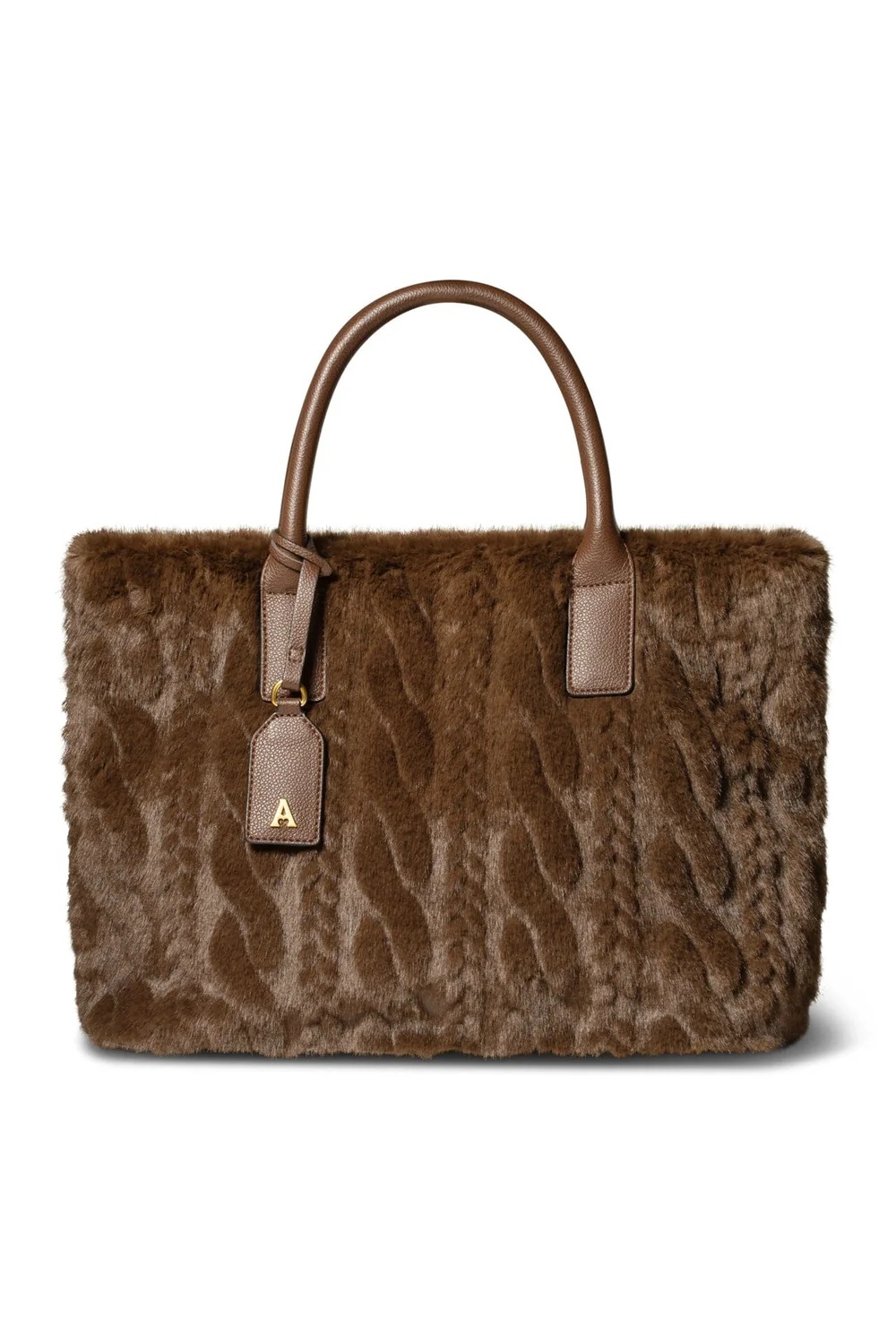 Arnie says - Aspen Plush Tote Veske - Dk Brown