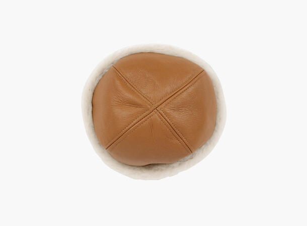 Nohr Studio - Ina Leather Shearling Lue - Cognaq - Bilde 2