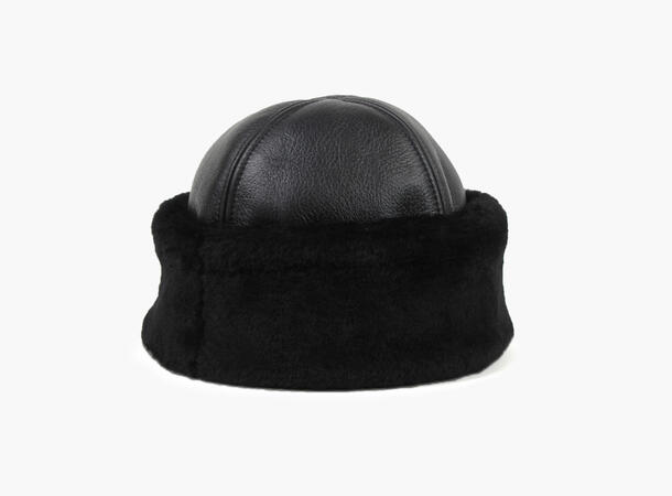 Nohr Studio - Ina Leather Shearling Lue - Sort