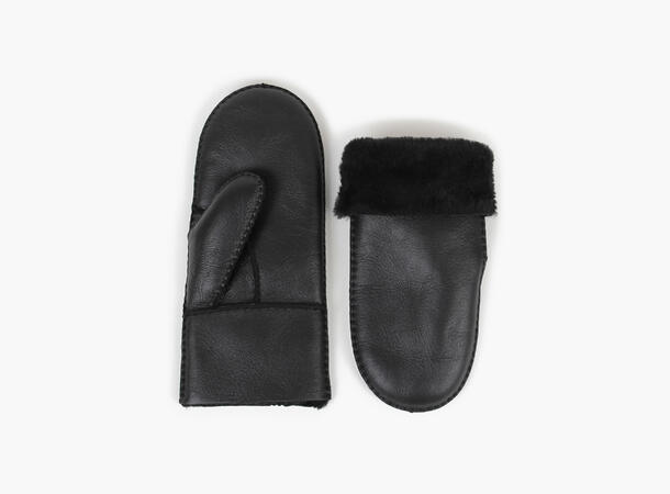 Nohr Studio - Ina Leather Shearling Lue - Sort - Bilde 4