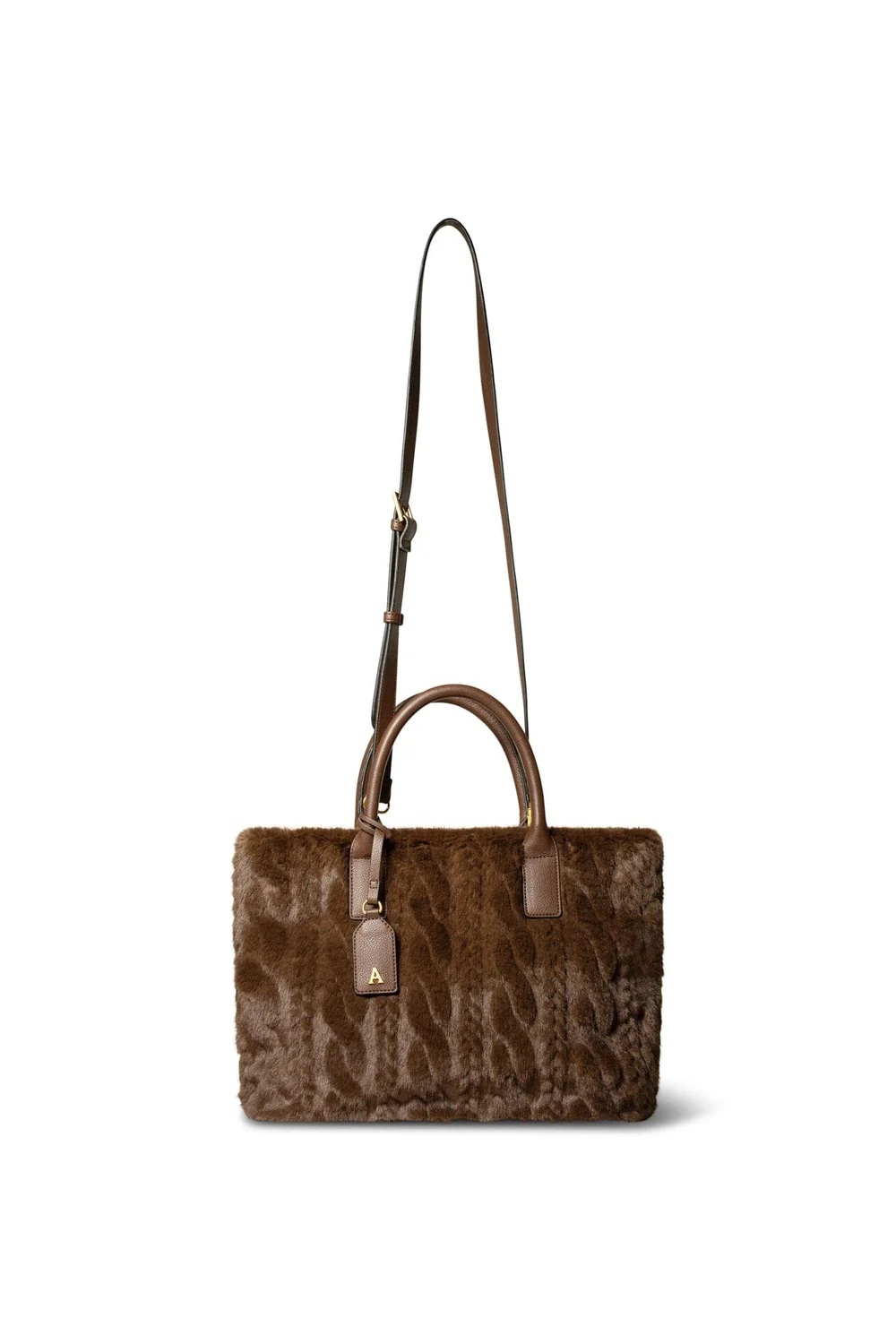 Arnie says - Aspen Plush Tote Veske - Dk Brown - Bilde 2