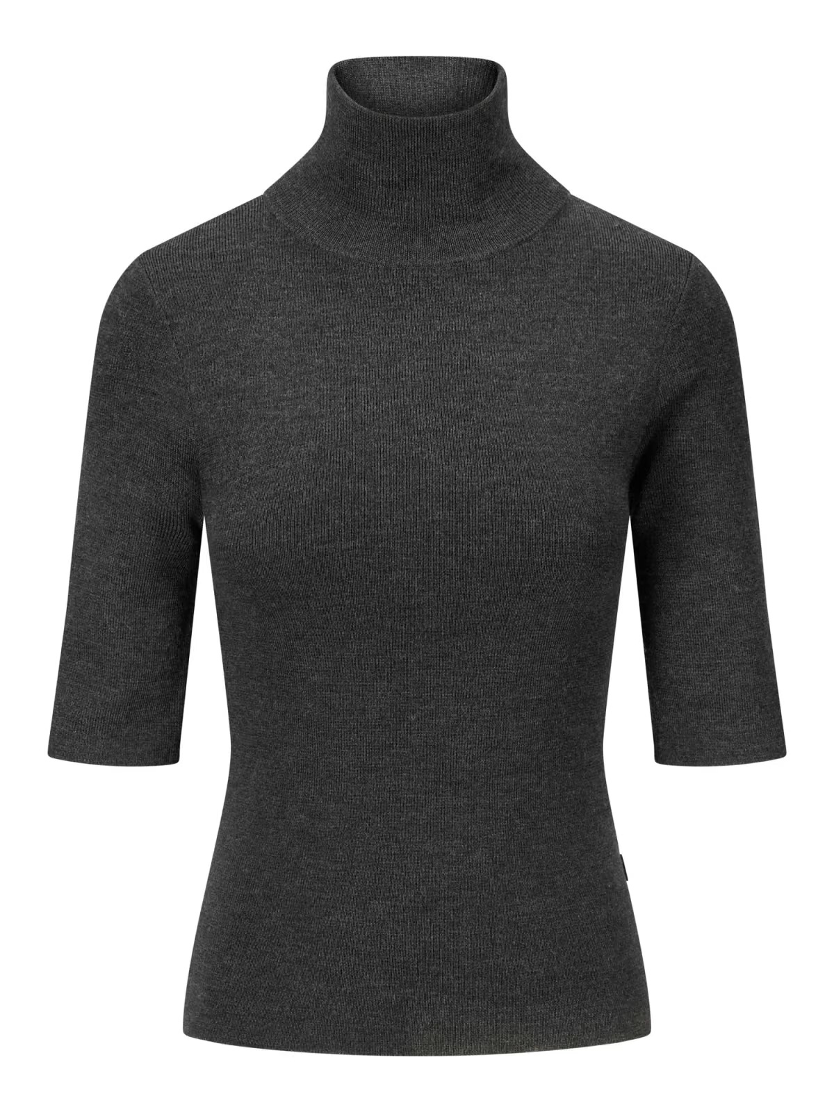 Ella & il - Melly Merino Topp - Dark Grey Mel - Bilde 2