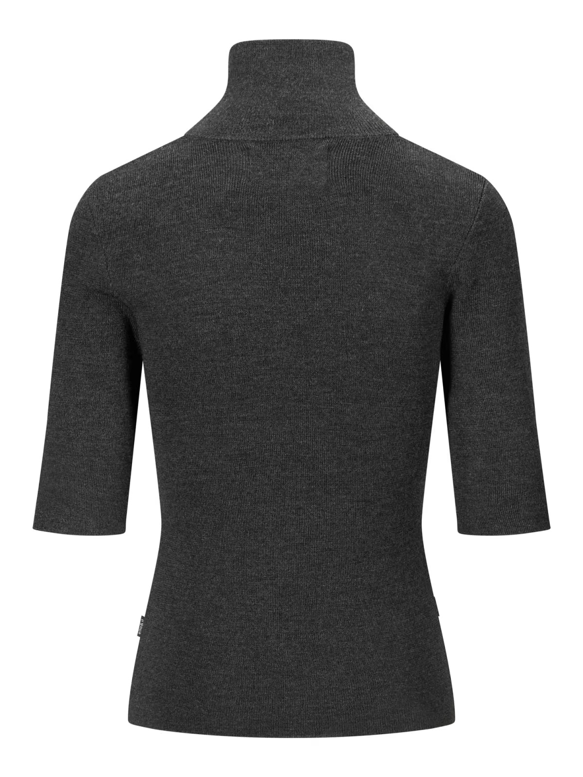 Ella & il - Melly Merino Topp - Dark Grey Mel - Bilde 3