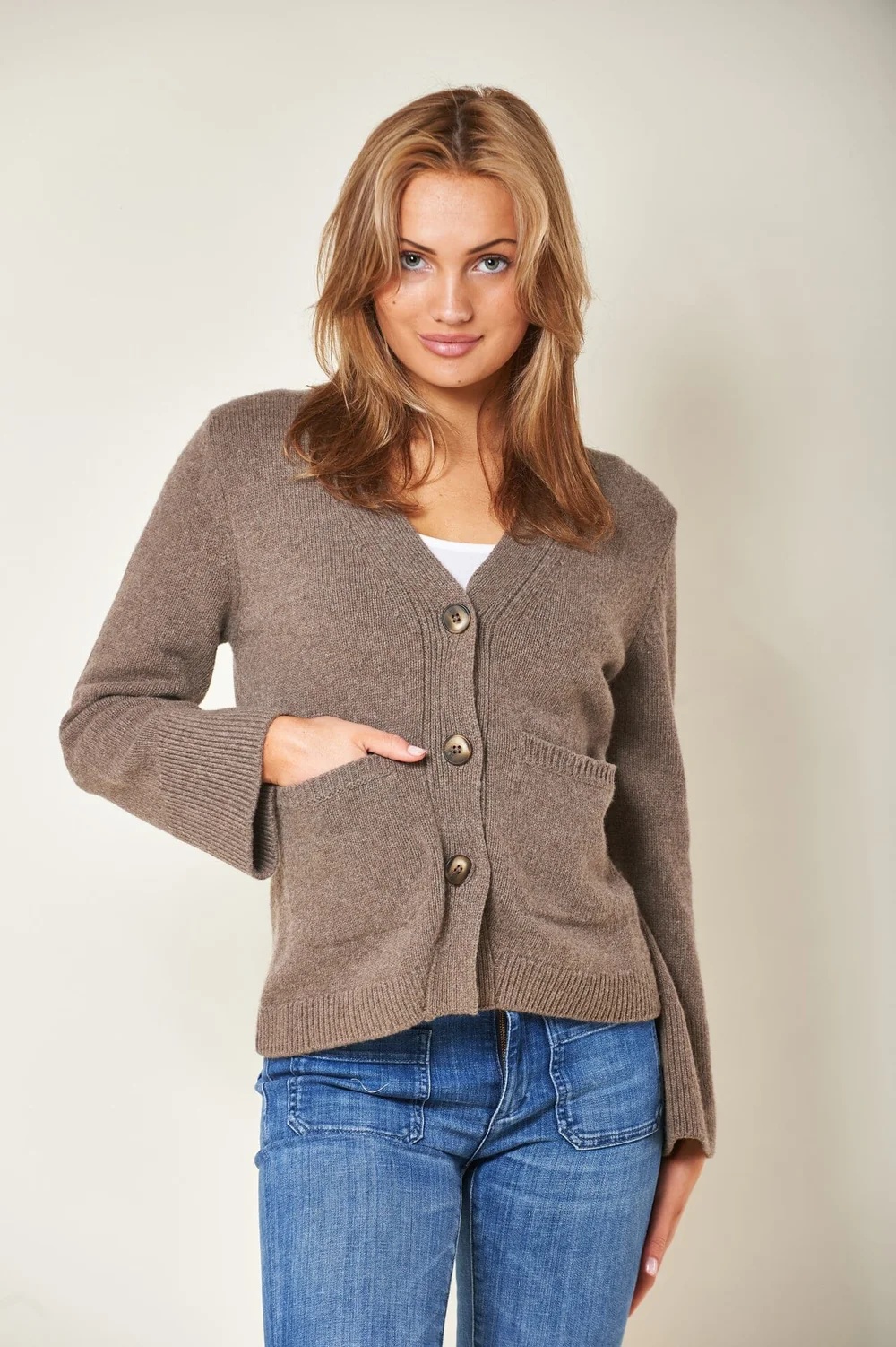 Arnie says - Tate Cardigan - Taupe - Bilde 5