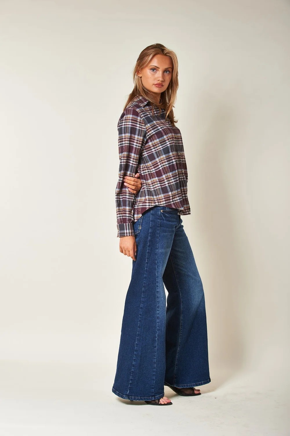 Arnie says - Arc Modern Tartan Skjorte - Burgundy - Bilde 5